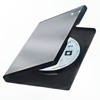CD / DVD case black (5 pcs in pack)