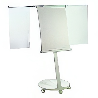 Flipchart ORION, magnetic-drywipe surface