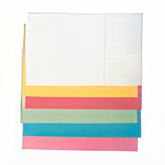 Label inserts, white - set of 90