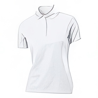 Polo Women white T-shirt for print S