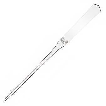 Letter Knife with Straight Blade - Narrow