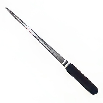 Letter Knife with Contoured Blade and Plastic Handle