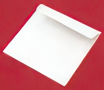 Paper CD / DVD sleeve without window