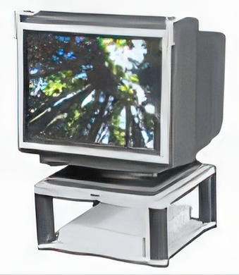Monitor Stand with Shelf