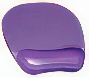Crystal Gel Mousepad / Wrist Rest Purple