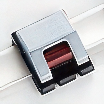Roller Clip V SilverPack of 10