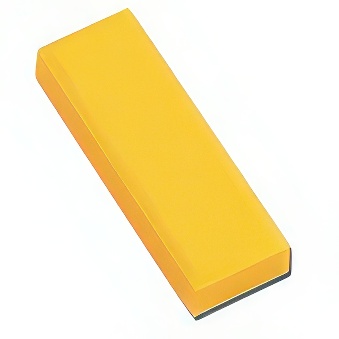 Rectangular magnets, yellow (53 x 18 mm)