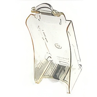 Clip for Lexmark Lexmark 12A1980 / 15M0120 cartridge - transparent