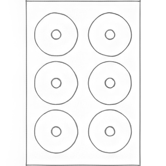 Labels for CD 8cm, SCD1, 20 sheets