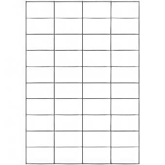 Labels 0304 - 40 labels on sheet