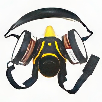 Accessories for regeneration of toners - Protective mask special