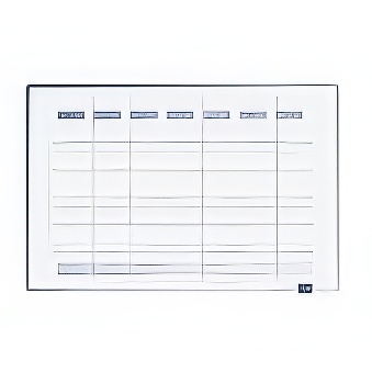 Accents Linear week planning board cool