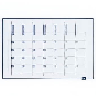 Accents Linear multi purpose planning board cool