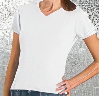 Ladie&rsquo;s Blouse white T-shirt for print L