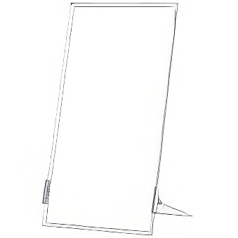 Stojaczek informacyjny jednostronny (11 x 23 cm)