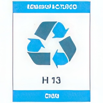 Labels for HP 13 Cyan cartridges (piece of 5)