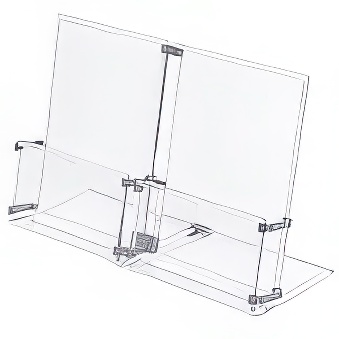Leaflet holder exhibition A6 / DL double bag