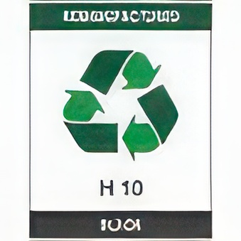 Labels for HP 10 Black cartridges (piece of 4)