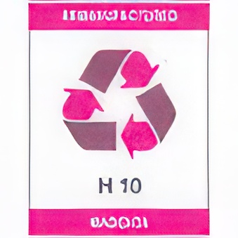 Labels for HP 10 Magenta cartridges (piece of 4)