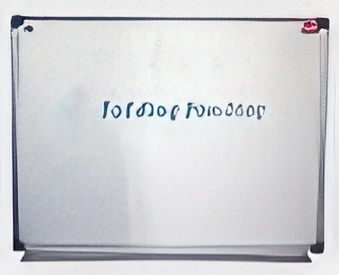 Whiteboard 90 x 120 cm lacquered