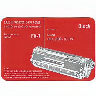 Canon - Etykiety - Canon Fax L 2000 / LC 710 Black (FX-7)