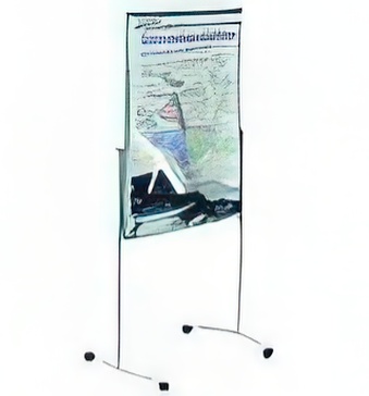 The 3-in-1 multiboard with grey pinboard