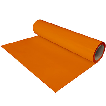 Folia flex pomarańczowa - pantone 166C - 1 metr bieżący