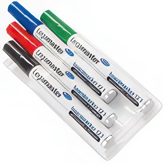 Set of 4 markers TZ100, colours: black, red, green, blue