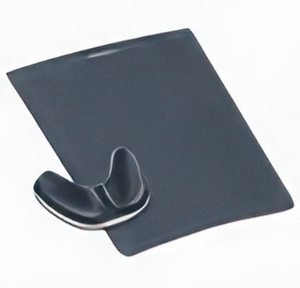 Gel palm and wrist supports HEALTH-V LEATHERETTE black