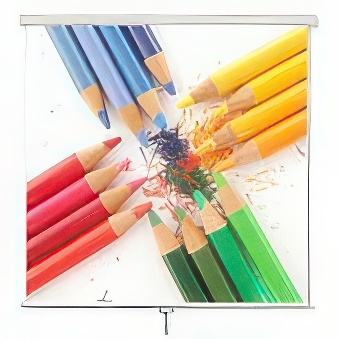 Projection screen manual Wall Standard 175 [175 x 175 cm]