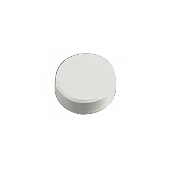 Round flat magnets, white [diameter 34mm]
