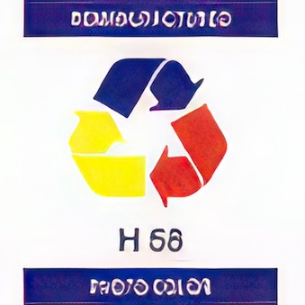 Labels for HP 58 cartridges (6 pcs)