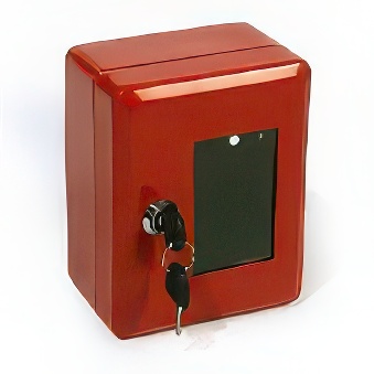 Secure evacuation key cabinet