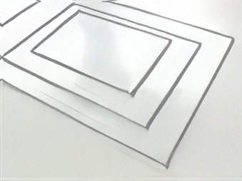 Aluminium frame for A3 posters