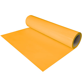Folia flex żółta - pantone 7408C - 1 metr bieżący