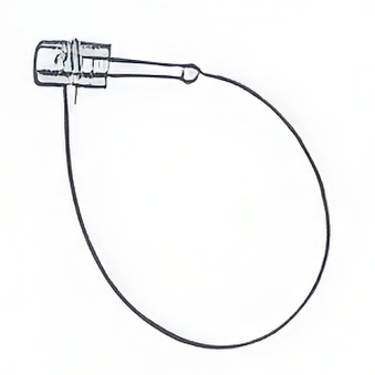 SECUR-A-TACH Fasteners 135 mm white - 5.000 pcs