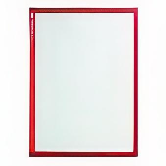 Magnetic document holders - red - 5 pcs