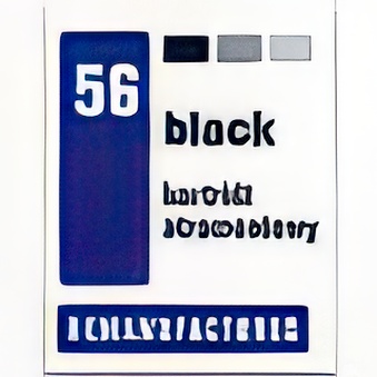 Labels for HP 56 cartridges (1 sheet A4 - 110 pcs)
