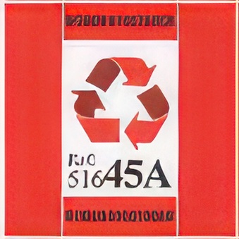 Labels for HP 45A cartridges (A4 sheet - 35 pcs)