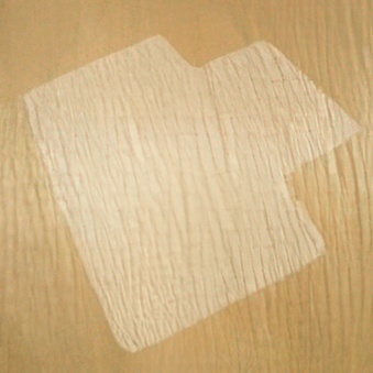 Chair mat flat 90 x 120 cm with lip (polycarbonate)