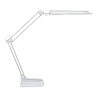 Lampa energooszczędna MAULatlantic biała z bazą