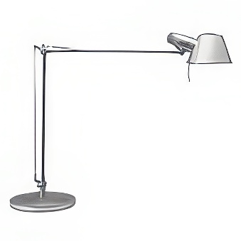 Lampa biurkowa MAULrock srebrna