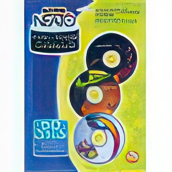 Etykiety matowe na płyty CD / DVD 50 sztuk