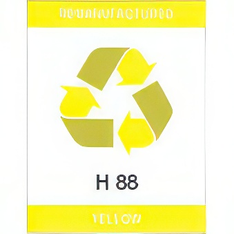 Labels for HP 88 cartridges Yellow (A4 sheet - 20 pcs)