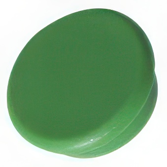 Circle magnets, green (diameter 20 mm)