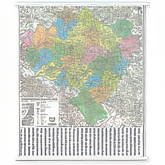 DOLNOSLASKIE - road map with admimistrative division 100 x 120 cm