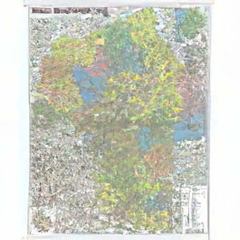 MAZOWIECKIE - road map with administrative division 100 x 140 cm