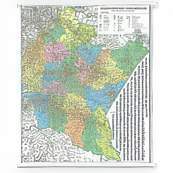 PODKARPACKIE - mapa administracyjno - drogowa 100 x 120 cm