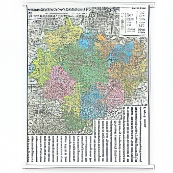 ŚWIĘTOKRZYSKIE - mapa administracyjno - drogowa 100 x 120 cm