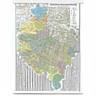 WIELKOPOLSKIE - road map with administrative division 100 x 140 cm